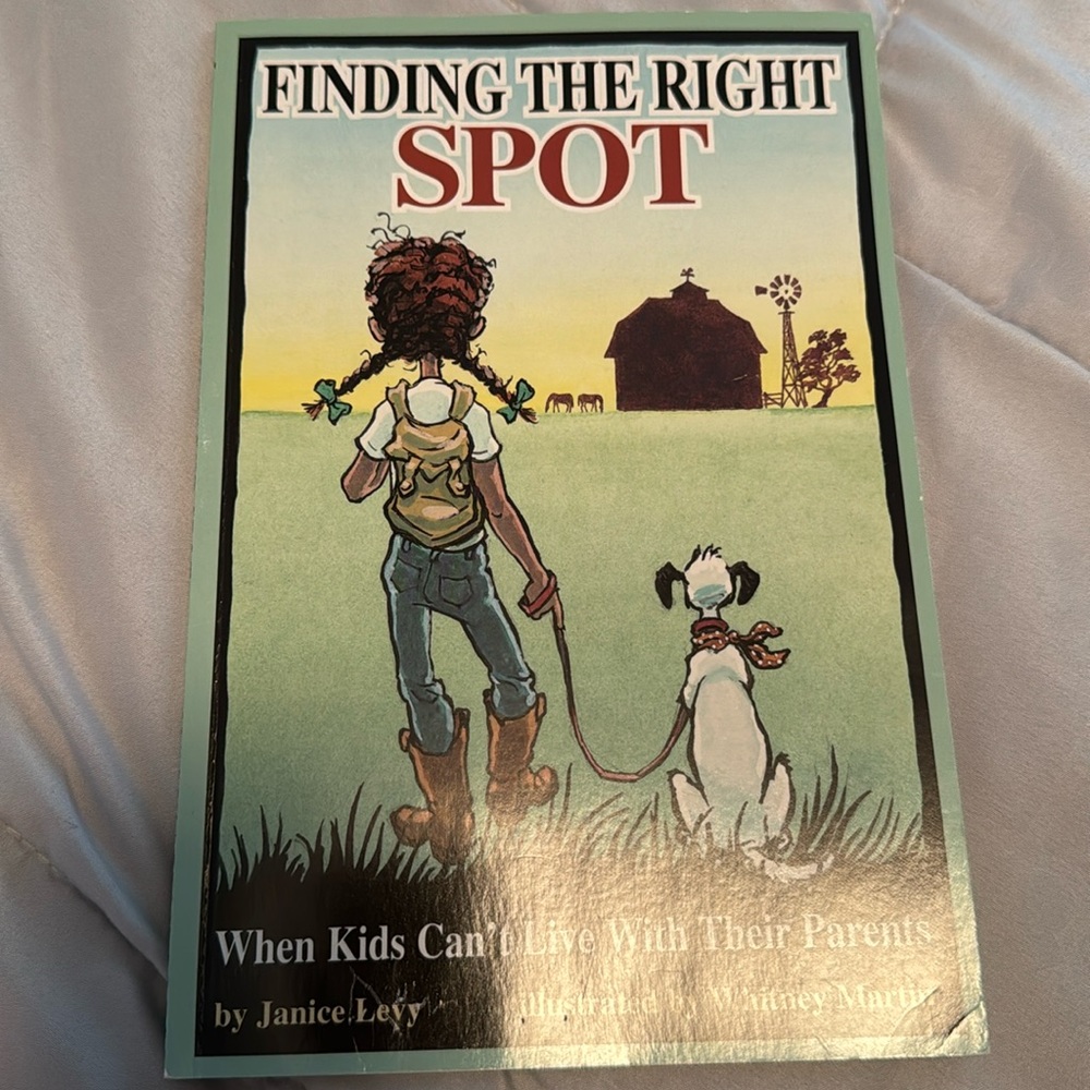 Finding the right spot book